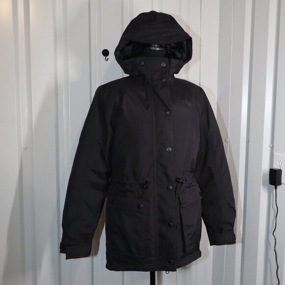 The North Face Womens Reign On Down Parka550 Fill Goose Down Black Size Small - Picture 1 of 13